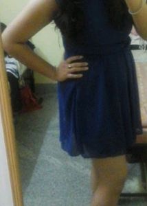 Blue 💙Party Wear Dress Very Beautiful And Afforda