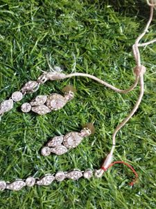 Silver Colour Stone 3 Peace Set