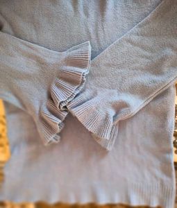 A Powder Blue Color Pullover For Women 💙