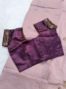 Lavender Heavy Saree