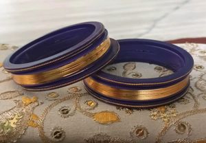 Blue & Gold Bangles