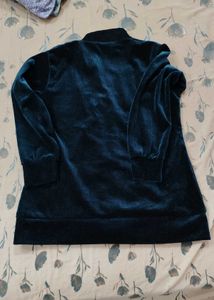 Green blinky Velvet dress