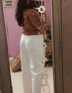 white denim jean
