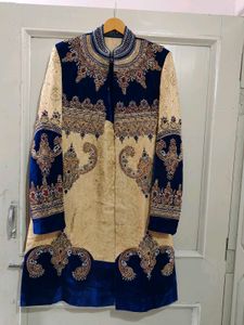 Mustard Sherwani