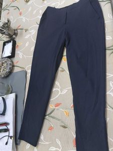 Navy Blue Casual Pants