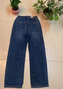 Ripped Wide Leg Jeans