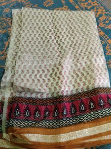 Art Silk Paisley Saree 🤎