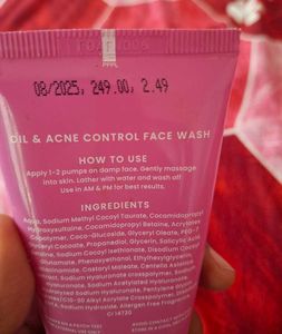 Foxtale Oil &amp; Acne Control Face Wash