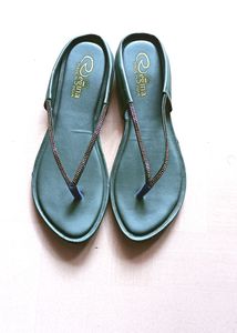 Olive Green Flats