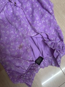 Lavender Floral Dresz
