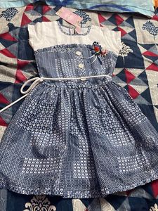 Cute Blue & White Dress