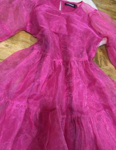 Mini Pink Shimmery New Dress