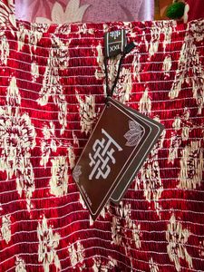 Rust Red Colour Dress