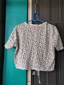 Floral Print Crop Top
