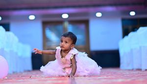 🌸 Combo of 2 Beautiful Party Frocks – 1-2 Years