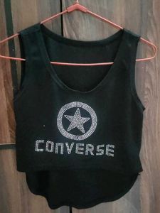 Converse Graphic Cropped Tank