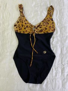 Leopard Print Swimsuit 10-12 yes