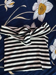 Striped Off-Shoulder Top