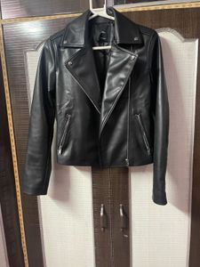 mango leather jacket