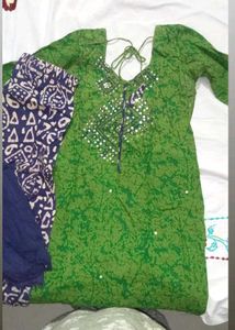 Green Kurta Set