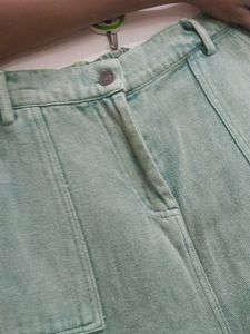 Mint Green Cargo Pants