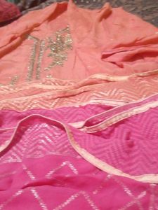 Very Elegant Suit With Hand Work