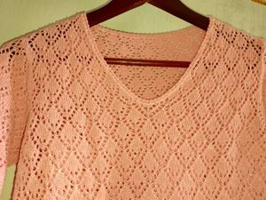 Pink Wollen Top For Women