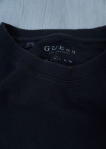 Guess Black Graphic Print Sweatshirt