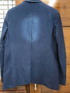 Stylish Blue Denim Blazer