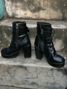 Black Platform Boots