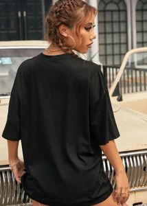 Graphic Print Oversized Tee