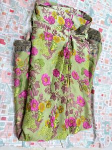 Floral Print Ready To Wear Saree