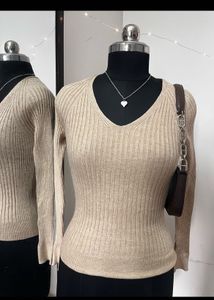 Mango Ribbed Top