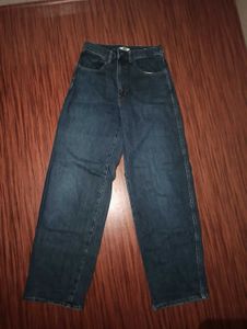 Imported High Waist Jeans (Dark Blue)