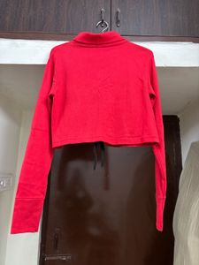 ❤️ Red Crop Top