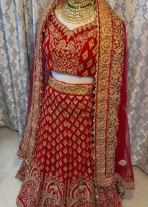 Red Bridal Lehenga Choli