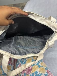 White Handpainted Bag