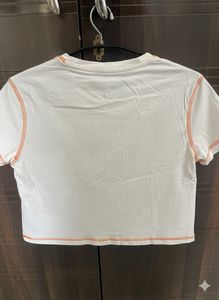 White Sunny crop top