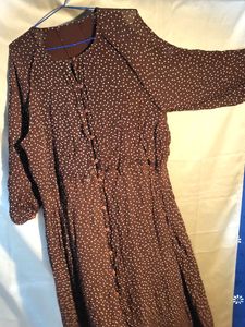 Vintage Polka Dot Midi Dress