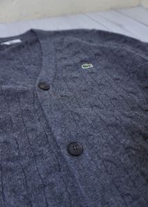 Lacoste Wool Blend Cardigan