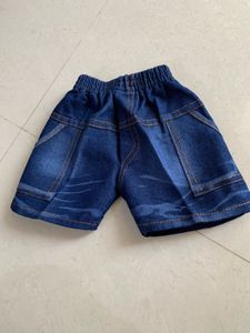 Boys Outfit: Shirt &amp; Denim Shorts
