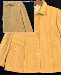 Vintage Tan Wool Coat