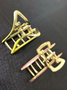 Claw Clips - Yellow Triangle &amp; Pink Oval