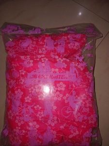 Pink Floral Saree