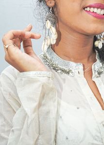 Elegant White Embroidered Kurta Set