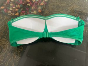 NECK STRAP BRA IN GREEN