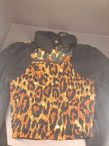 Funky Leopard Print Top