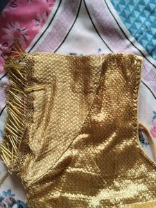 Blood Red Designer Chiffon Saree