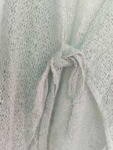 Crochet Tie-Front Vest