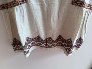 Embroidered Boho Top